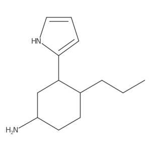 4-propyl-3-(1H-pyrrol-2-yl)cyclohexan-1-amine Structure