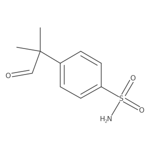 4-(2-Methyl-1-oxopropan-2-yl)benzene-1-sulfonamide结构式