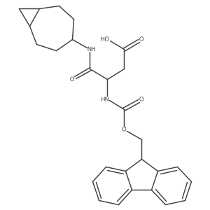 3-({bicyclo[5.1.0]octan-4-yl}carbamoyl)-3-({[(9H-fluoren-9-yl)methoxy]carbonyl}amino)propanoic acid Structure