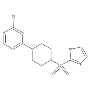 2-Chloro-4-[1-(1h-imidazole-2-sulfonyl)piperidin-4-yl]pyrimidine结构式