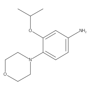 3-Isopropoxy-4-morpholinoaniline结构式