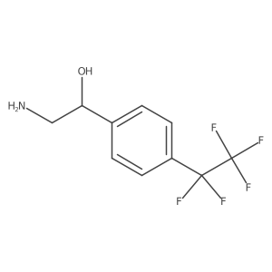 (1R)-2-amino-1-[4-(pentafluoroethyl)phenyl]ethan-1-ol Structure