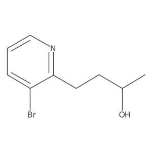 (2R)-4-(3-bromopyridin-2-yl)butan-2-ol Structure