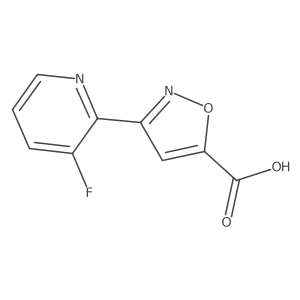 3-(3-Fluoropyridin-2-yl)-1,2-oxazole-5-carboxylic acid Structure