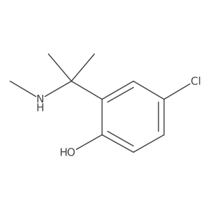 4-Chloro-2-[2-(methylamino)propan-2-yl]phenol Structure