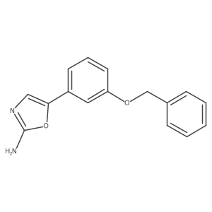 5-[3-(Benzyloxy)phenyl]-1,3-oxazol-2-amine Structure