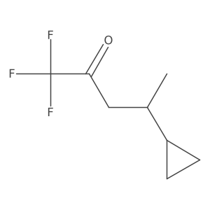 4-Cyclopropyl-1,1,1-trifluoropentan-2-one Structure