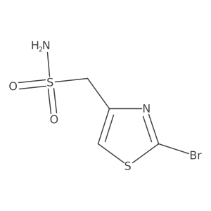 (2-Bromo-1,3-thiazol-4-yl)methanesulfonamide Structure