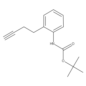 tert-butyl N-[2-(but-3-yn-1-yl)phenyl]carbamate Structure