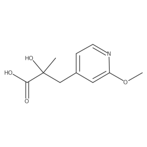 2-Hydroxy-3-(2-methoxypyridin-4-yl)-2-methylpropanoic acid Structure