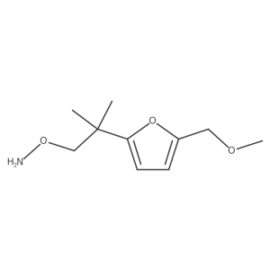 O-{2-[5-(methoxymethyl)furan-2-yl]-2-methylpropyl}hydroxylamine Structure