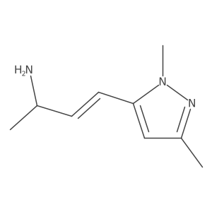 4-(1,3-dimethyl-1H-pyrazol-5-yl)but-3-en-2-amine Structure