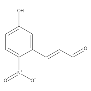 3-(5-Hydroxy-2-nitrophenyl)prop-2-enal Structure