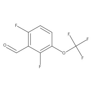 2,6-Difluoro-3-(trifluoromethoxy)benzaldehyde Structure