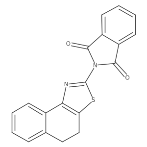 2-{4H,5H-naphtho[1,2-d][1,3]thiazol-2-yl}-2,3-dihydro-1H-isoindole-1,3-dione结构式