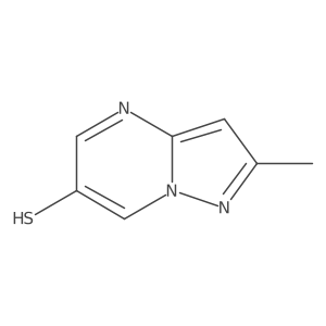 2-Methylpyrazolo[1,5-a]pyrimidine-6-thiol Structure