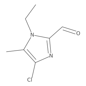 4-chloro-1-ethyl-5-methyl-1H-imidazole-2-carbaldehyde Structure