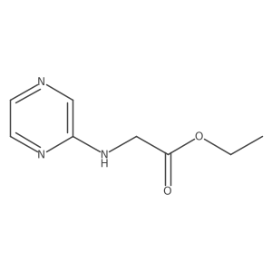 Ethyl 2-(pyrazin-2-ylamino)acetate Structure