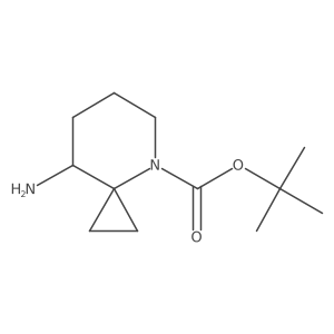 Tert-butyl 8-amino-4-azaspiro[2.5]octane-4-carboxylate结构式