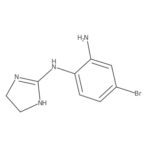 4-bromo-N1-(4,5-dihydro-1H-imidazol-2-yl)benzene-1,2-diamine Structure