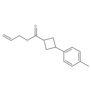 Prop-2-en-1-yl 3-(4-methylphenyl)azetidine-1-carboxylate Structure