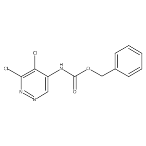 benzyl N-(5,6-dichloropyridazin-4-yl)carbamate结构式
