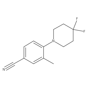 4-(4,4-Difluoropiperidin-1-yl)-3-methylbenzonitrile Structure