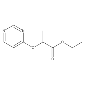 Ethyl 2-(pyrimidin-4-yloxy)propanoate Structure