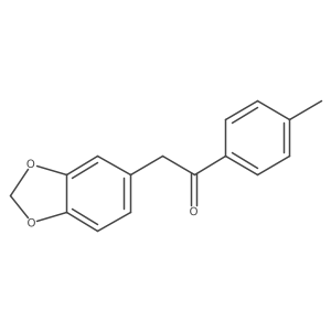 2-(1,3-Benzodioxol-5-yl)-1-(4-methylphenyl)ethanone结构式