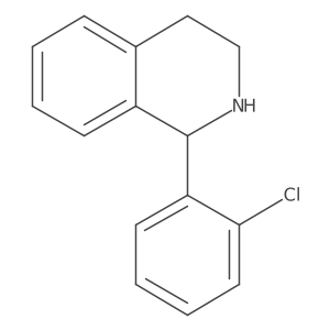 1-(2-Chlorophenyl)-1,2,3,4-tetrahydroisoquinoline结构式