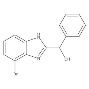 7-Bromo-alpha-phenyl-1H-benzimidazole-2-methanol Structure