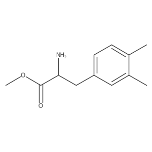 Methyl (R)-2-amino-3-(3,4-dimethylphenyl)propanoate结构式