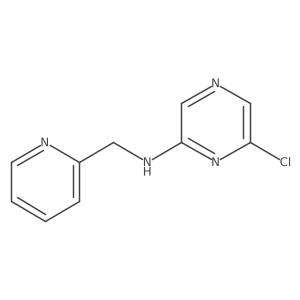 6-chloro-N-(pyridin-2-ylmethyl)pyrazin-2-amine Structure