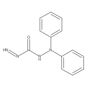 1-imino-3-(N-phenylanilino)urea Structure