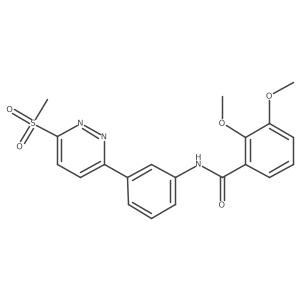 2,3-dimethoxy-N-(3-(6-(methylsulfonyl)pyridazin-3-yl)phenyl)benzamide Structure