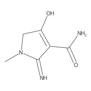 2-amino-1-methyl-4-oxo-4,5-dihydro-1H-pyrrole-3-carboxamide结构式