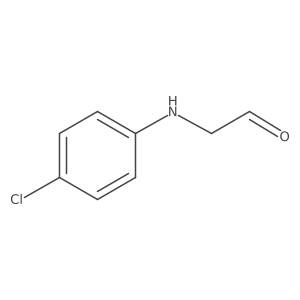 2-[(4-Chlorophenyl)amino]acetaldehyde结构式