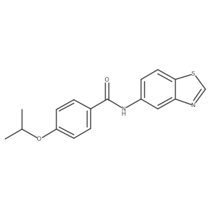 N-(benzo[d]thiazol-5-yl)-4-isopropoxybenzamide Structure