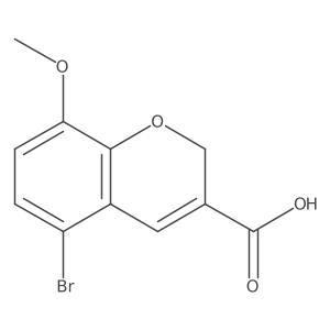 5-bromo-8-methoxy-2H-chromene-3-carboxylic acid结构式