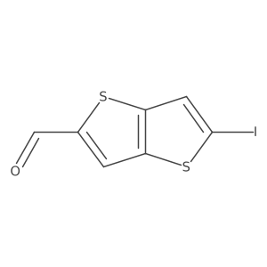 5-Iodothieno[3,2-b]thiophene-2-carbaldehyde结构式