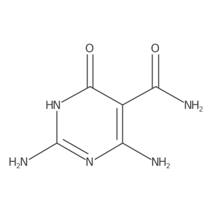 2,4-Diamino-6-hydroxypyrimidine-5-carboxamide Structure