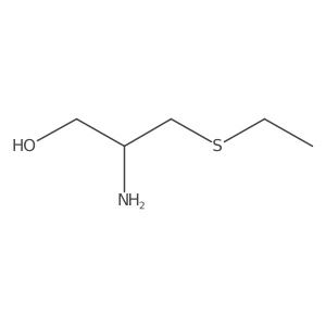 2-Amino-3-(ethylsulfanyl)propan-1-ol Structure