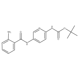 Tert-butyl (5-(2-aminophenylcarbonylamino)pyridin-2-yl)carbamate Structure