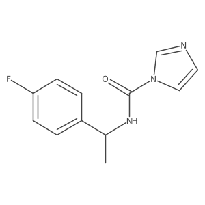 N-[1-(4-fluorophenyl)ethyl]-1H-imidazole-1-carboxamide结构式