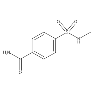 4-(Methylsulfamoyl)benzamide结构式