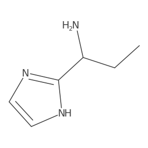 1-(1H-imidazol-2-yl)propan-1-amine结构式