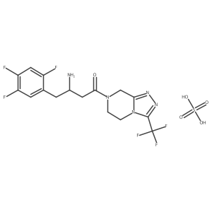 Sitagliptin sulfate Structure