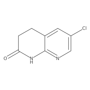1,8-Naphthyridin-2(1H)-one, 6-chloro-3,4-dihydro Structure