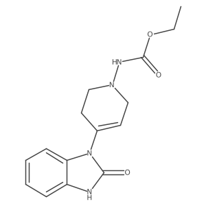 Ethyl N-[4-(2,3-dihydro-2-oxo-1H-benzimidazol-1-yl)-3,6-dihydro-1(2H)-pyridinyl]carbamate Structure