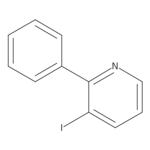 3-Iodo-2-phenylpyridine Structure